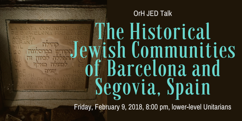 Historical Jewish Communities of Barecelona and Segovia