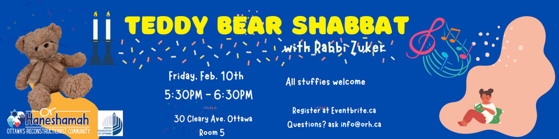 		                                		                                    <a href="https://www.eventbrite.com/e/teddy-bear-shabbat-tickets-403599766767?utm-campaign=social&utm-content=attendeeshare&utm-medium=discovery&utm-term=listing&utm-source=cp&aff=escb"
		                                    	target="_blank">
		                                		                                <span class="slider_title">
		                                    Teddy Bear Shabbat with Rabbi Zukey		                                </span>
		                                		                                </a>
		                                		                                
		                                		                            	                            	
		                            <span class="slider_description">All stuffies Welcome 🐻 !</span>
		                            		                            		                            